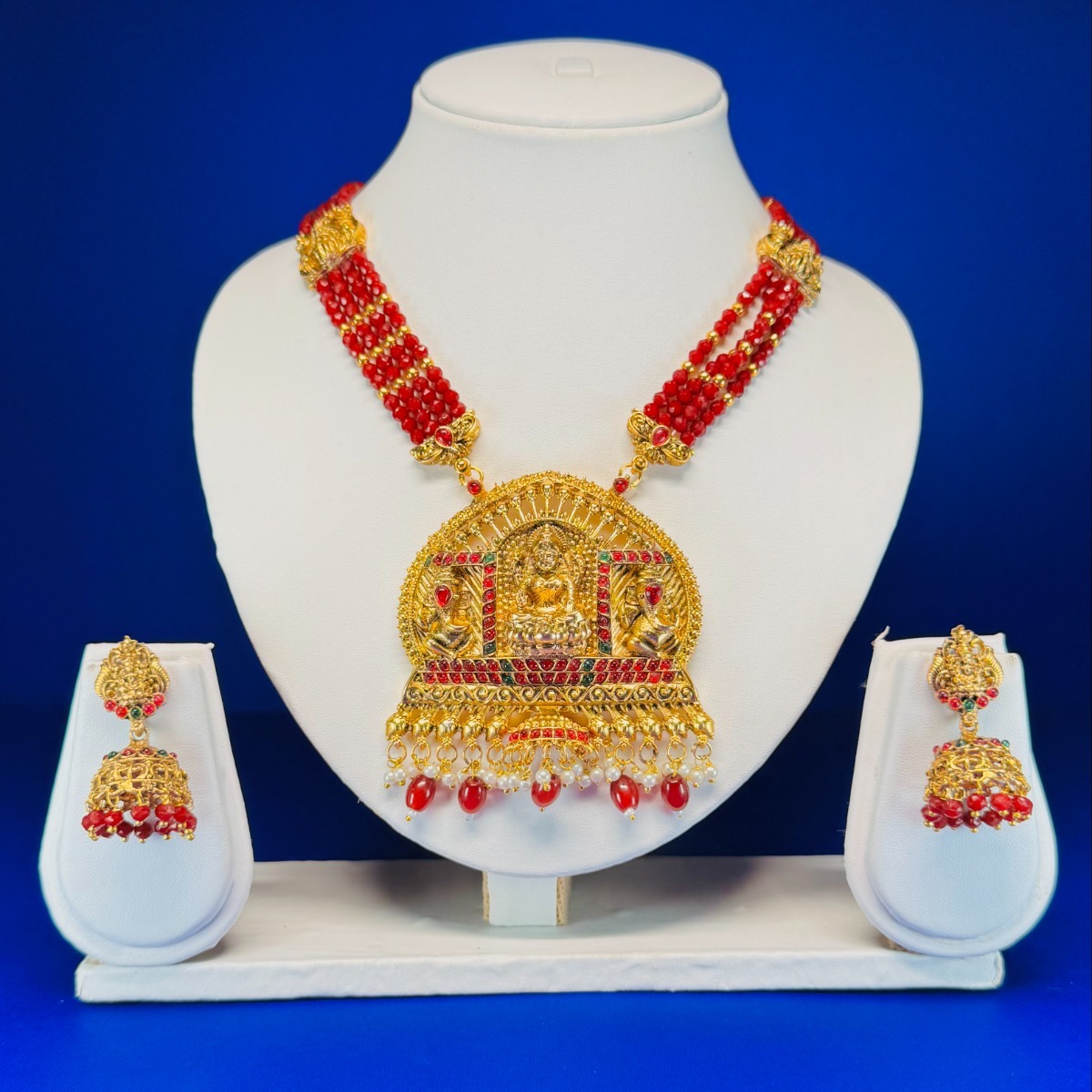 Designer full stone necklace set