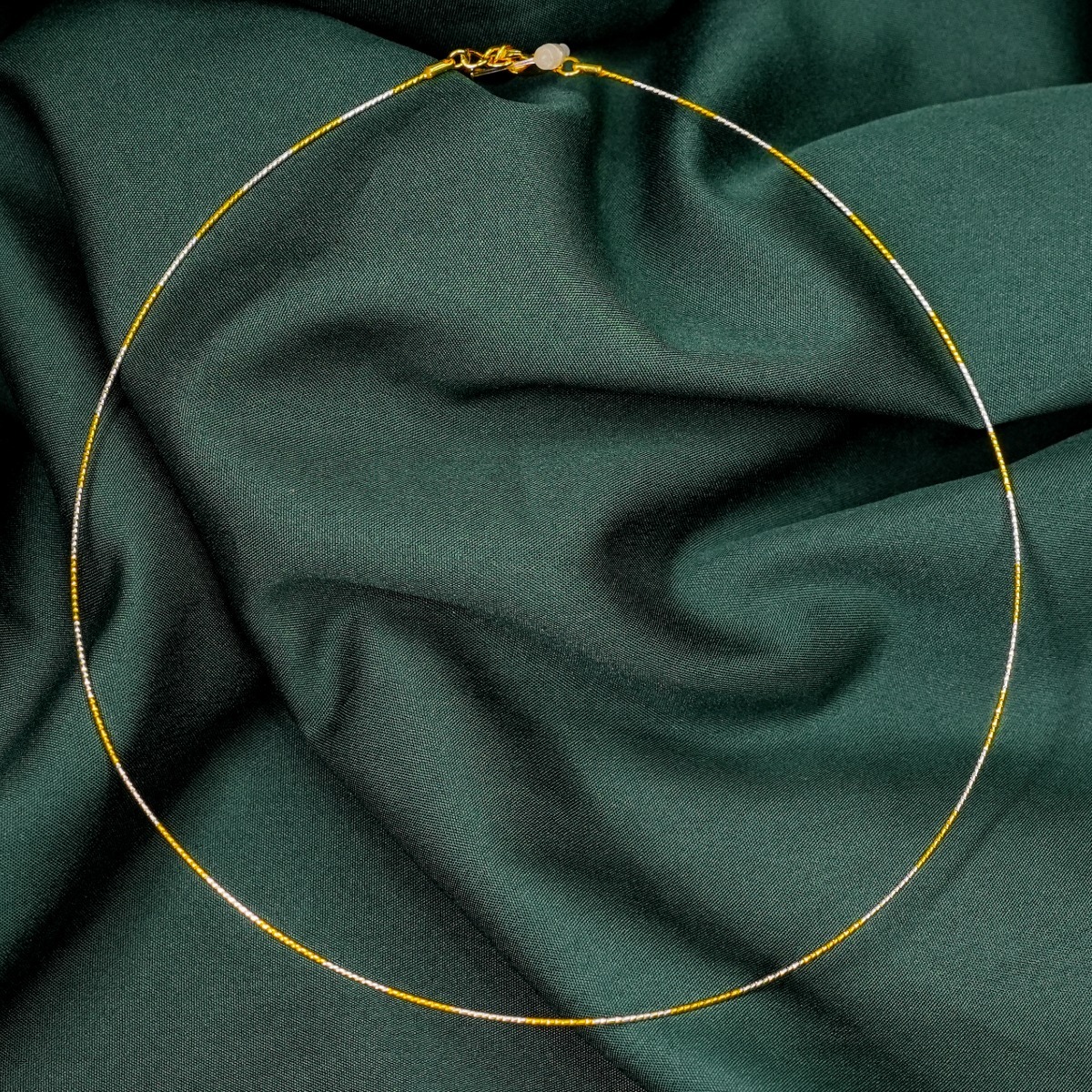 Beautiful Antique Two Tone Polish Fancy Chain